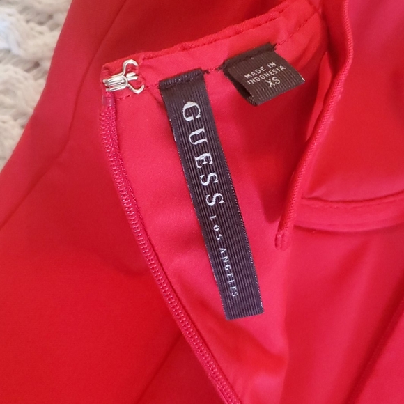 Guess Red Bustier Top XS - Picture 7 of 10